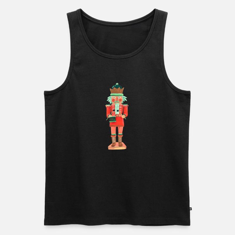 Nussknacker - Männer Premium Bio Tank Top - Schwarz