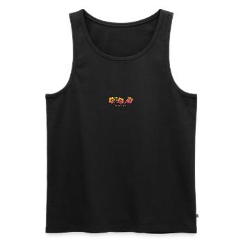 Panama City Floride Hibiscus Souvenir Vacances - Débardeur bio Premium Homme - noir - Devant - Michal (187cm)