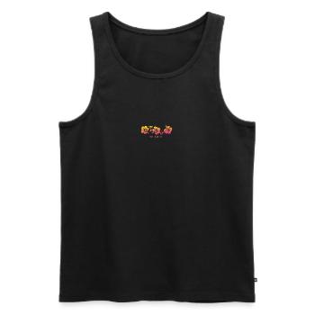 Westwood California Hibiskus Souvenir Urlaub - Männer Premium Bio Tank Top - Schwarz - Vorne - Michal (187cm)