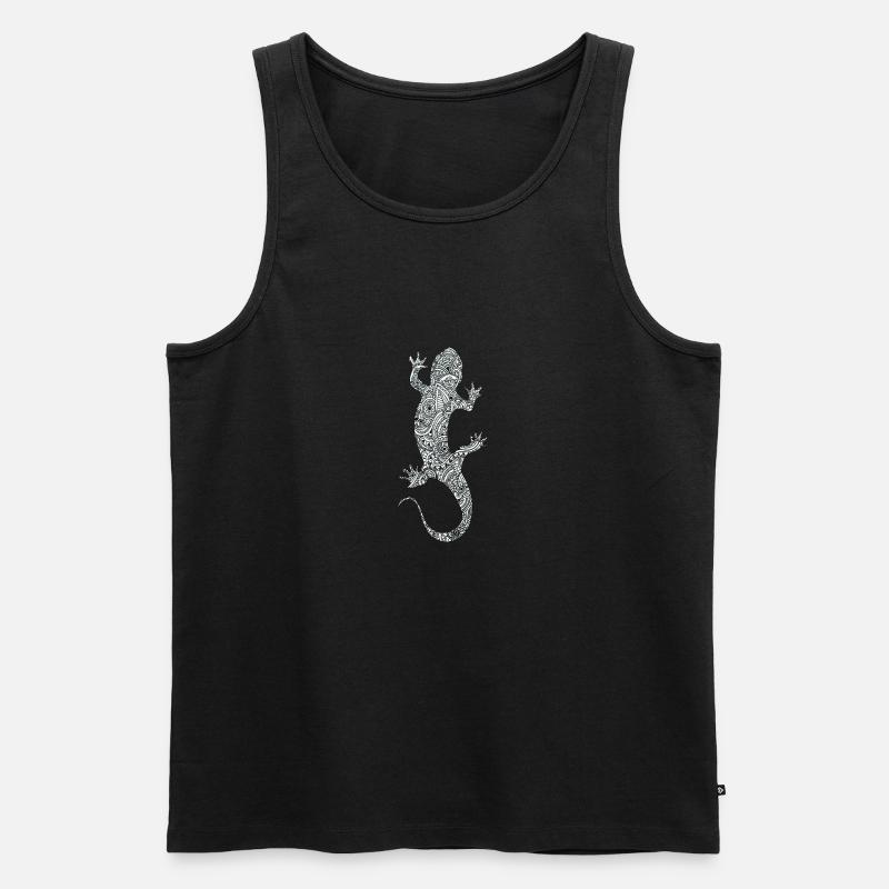 Eidechse - Männer Premium Bio Tank Top - undefined