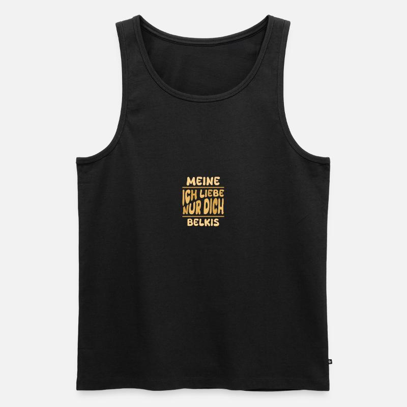 Belkis - Männer Premium Bio Tank Top - Schwarz