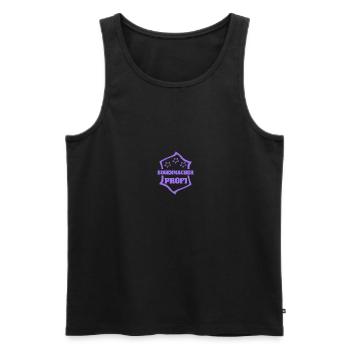Geschenk für Bogenmacher - Männer Premium Bio Tank Top - Schwarz - Vorne - AI Model Male 178 light (178cm)