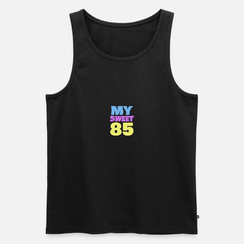 85 - Männer Premium Bio Tank Top - Schwarz