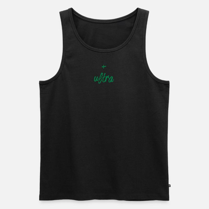 MHA plus ultra I - Männer Premium Bio Tank Top - Schwarz