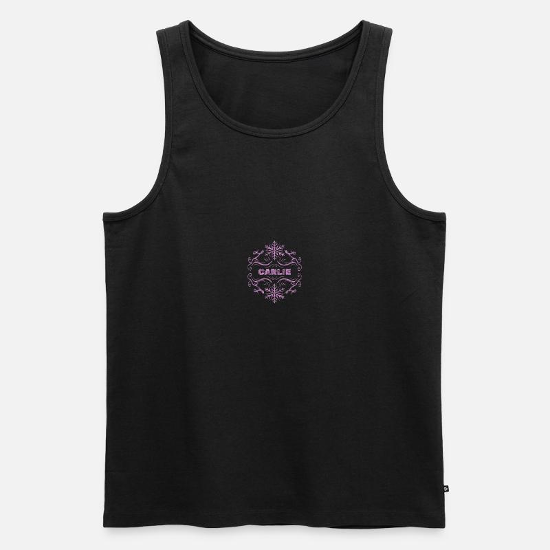 Ehefrau Carlie - Männer Premium Bio Tank Top - Schwarz