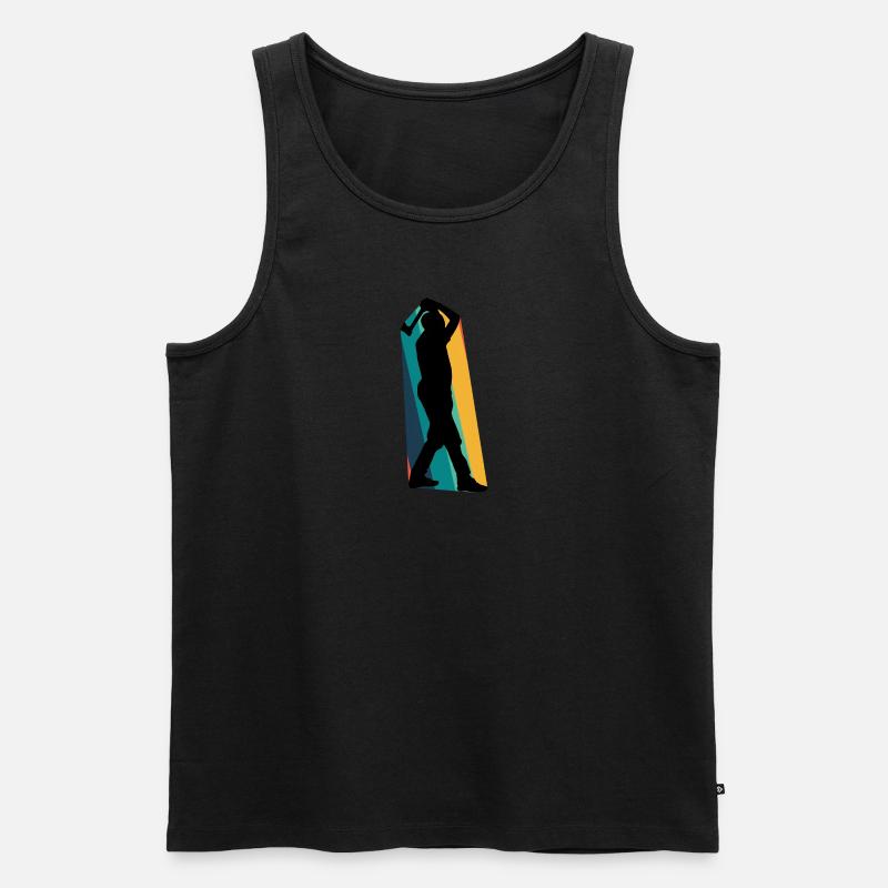 Axt Axt Doppelaxt - Männer Premium Bio Tank Top - Schwarz