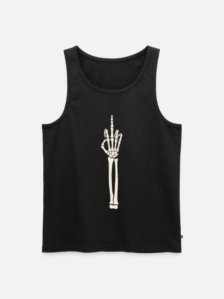 Fuck Halloween - Männer Premium Bio Tank Top - Schwarz