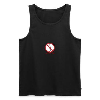 Sag NEIN zu Radler - Männer Premium Bio Tank Top - Schwarz - Vorne - Michal (187cm)