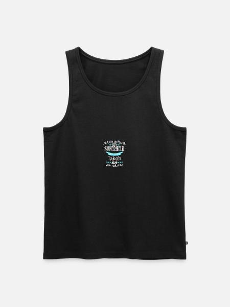 jakob - Männer Premium Bio Tank Top - Schwarz
