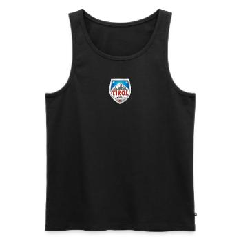 Tirolo Österreich - Débardeur bio Premium Homme - noir - Devant - Michal (187cm)