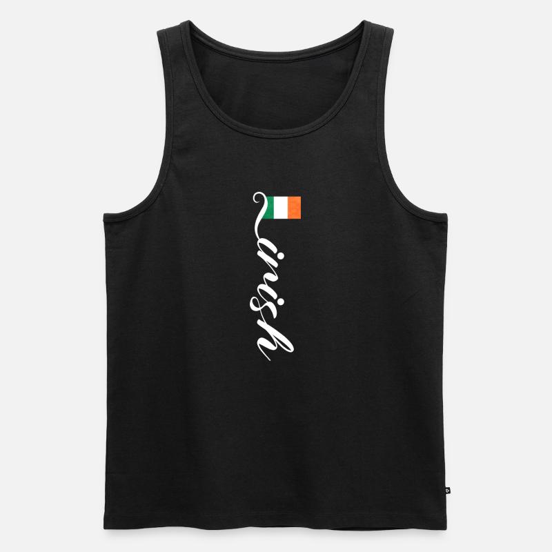 Irland - Männer Premium Bio Tank Top - Schwarz