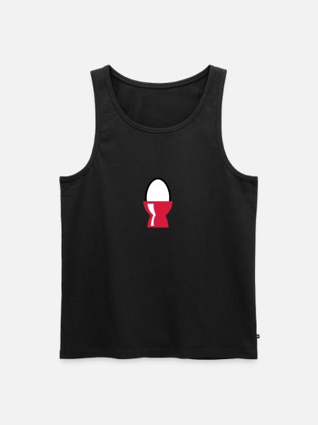 Egg - Men's Premium Organic Tank Top - black