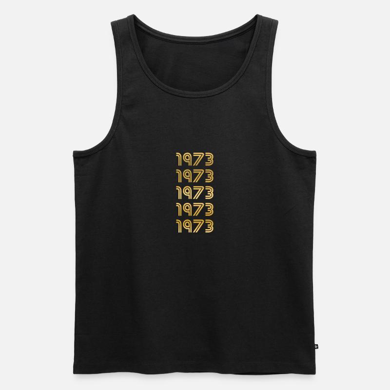 1973 - Männer Premium Bio Tank Top - Schwarz