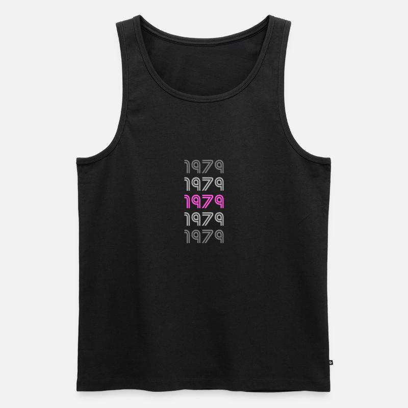 Style 1979 - Männer Premium Bio Tank Top - Schwarz