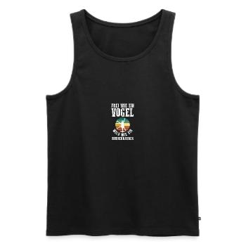 Pilot Helicopter Helicopter - Men's Premium Organic Tank Top - black - Front - Michal (187cm)