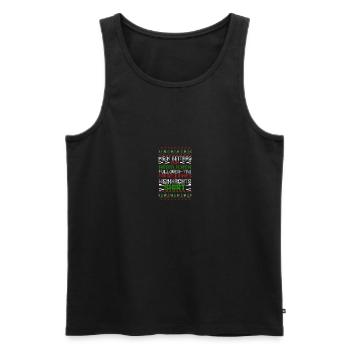 Père Noël Noël laid Noël - Débardeur bio Premium Homme - noir - Devant - Michal (187cm)
