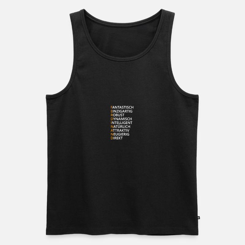 Ferdinand Name Geschenk - Männer Premium Bio Tank Top - Schwarz