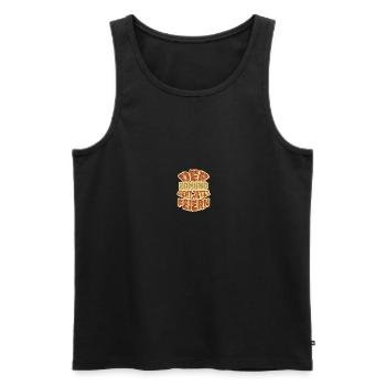 Edmund dans le rôle d’Edmund - Débardeur bio Premium Homme - noir - Devant - Michal (187cm)