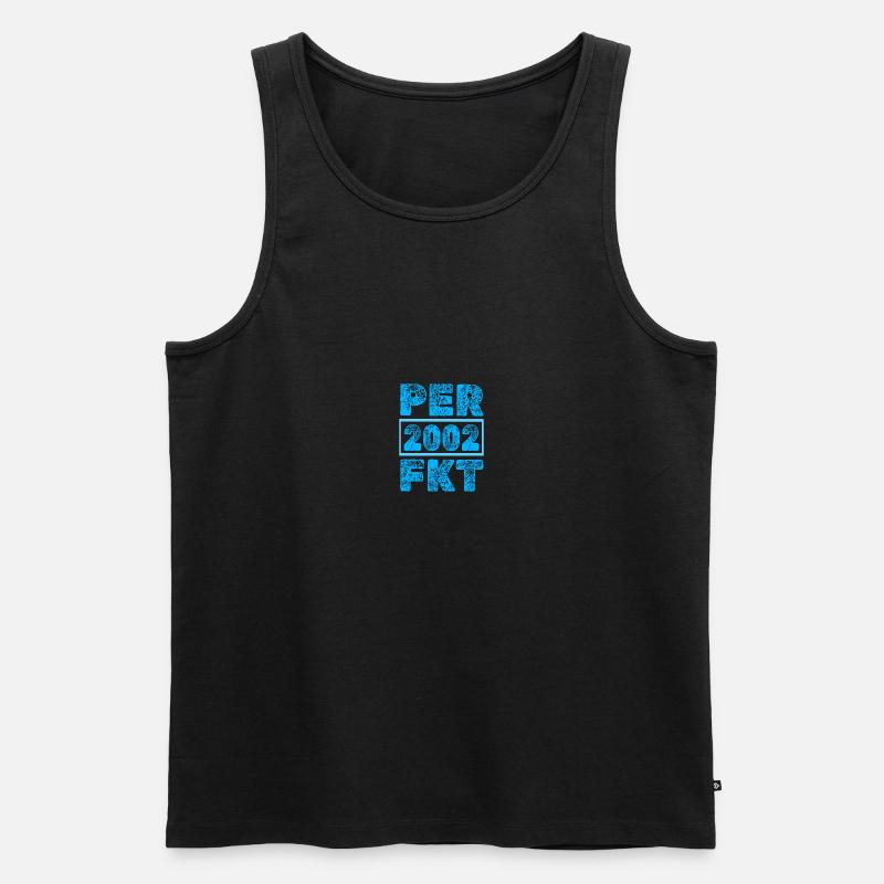 Perfect 2002 - Männer Premium Bio Tank Top - Schwarz
