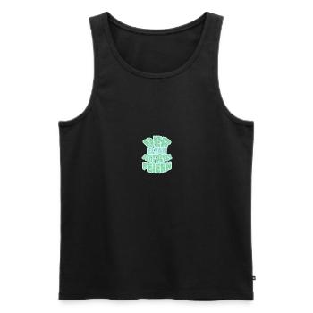Geschenk für Elyan - Männer Premium Bio Tank Top - Schwarz - Vorne - Michal (187cm)