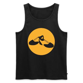 Tap dance retro tap dance - Men's Premium Organic Tank Top - black - Front - Michal (187cm)