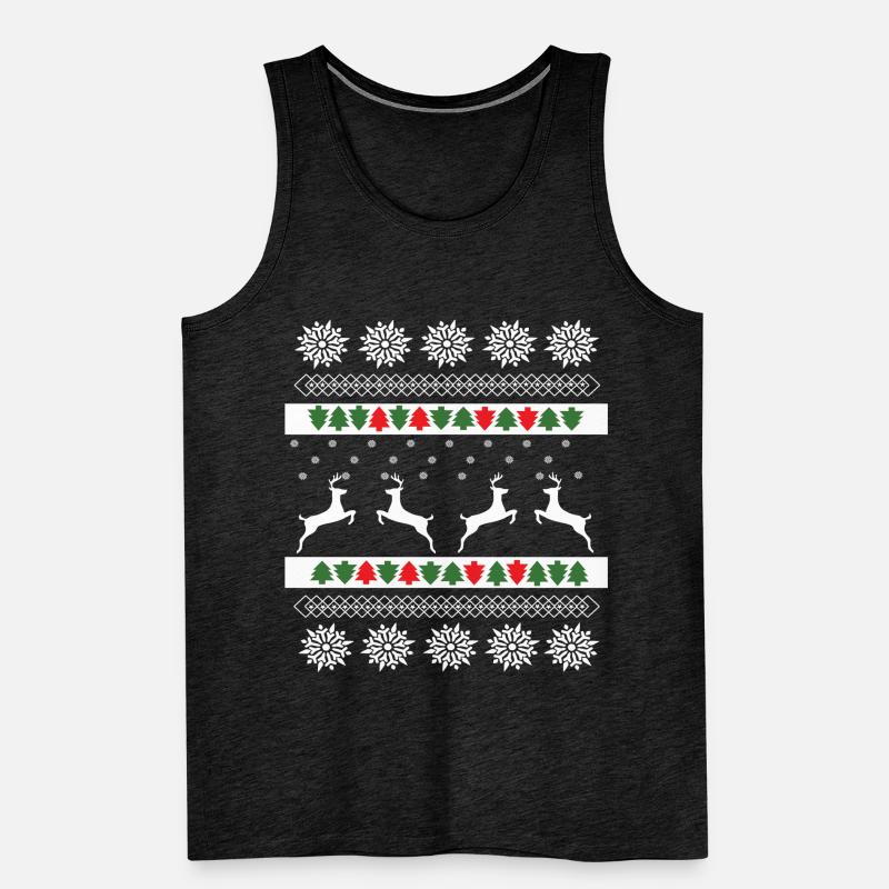 Pull de Noël Norwegian Pattern Rennes Débardeur bio Premium Homme