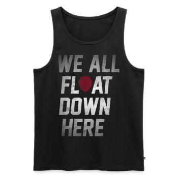 23F 0284 bk - Men's Premium Organic Tank Top - black - Front - AI Model Male 178 light (178cm)