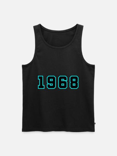 1968 Year Birthday - Men's Premium Organic Tank Top - 
