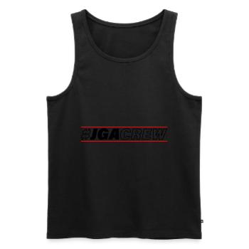 Junggesellen Abschied Jga Crew Spruch - Männer Premium Bio Tank Top - Schwarz - Vorne - AI Model Male 178 light (178cm)