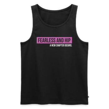 Hip Replacement Surgery Arthroplasty - Men's Premium Organic Tank Top - black - Front - Michal (187cm)