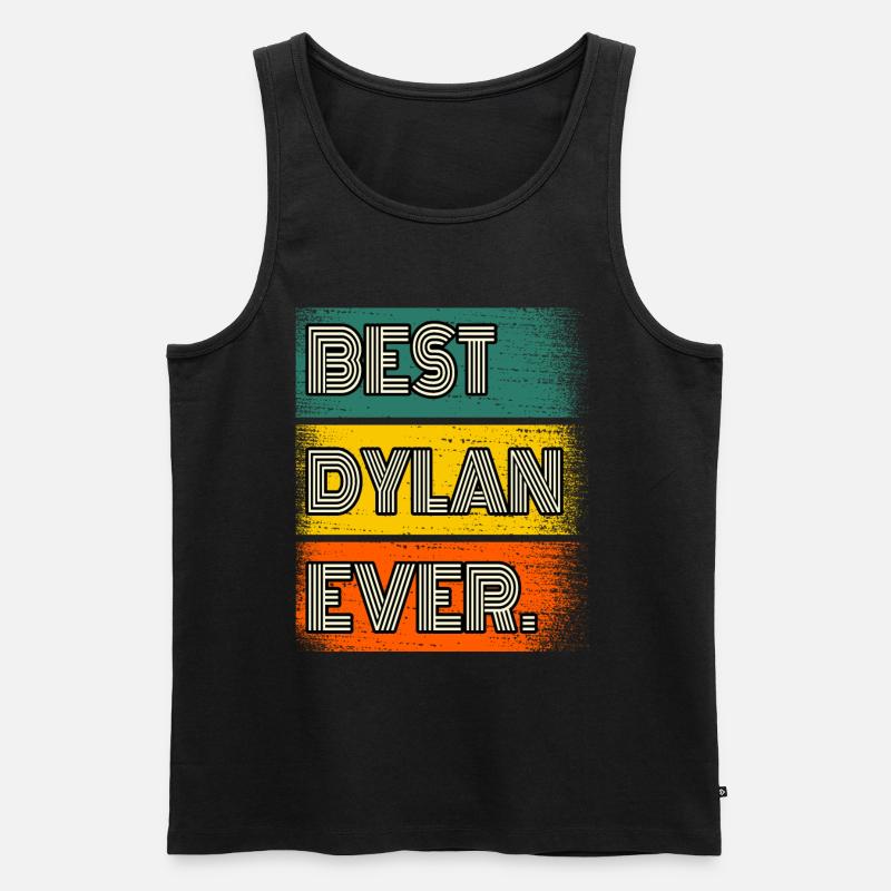 Dylan Name Geschenk Spruch Lustig - Männer Premium Bio Tank Top - Schwarz