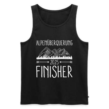 Alpenüberquerung Für Alpenüberquerer Wanderin Wand - Männer Premium Bio Tank Top - Schwarz - Vorne - Michal (187cm)