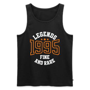 Legends 1995 – Belle et rare idée cadeau vintage - Débardeur bio Premium Homme - noir - Devant - Michal (187cm)