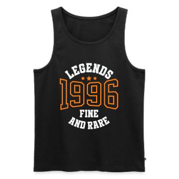 Legends 1996 – Belle et rare idée cadeau vintage - Débardeur bio Premium Homme - noir - Devant - Michal (187cm)