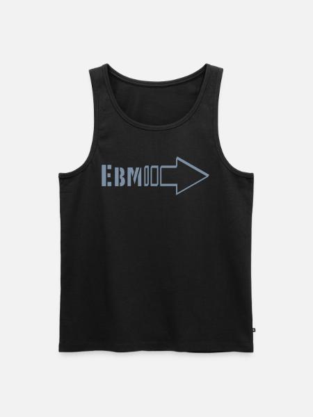 pfeil EBM - Männer Premium Bio Tank Top - Schwarz