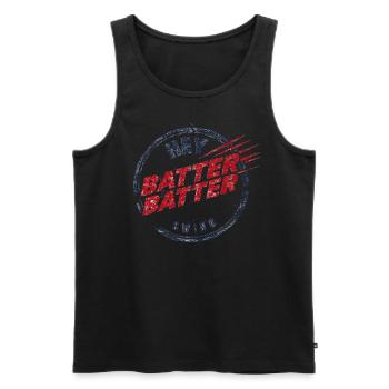 Baseball Hommes Femmes Enfants Joueur Lanceur Softball - Débardeur bio Premium Homme - noir - Devant - Michal (187cm)