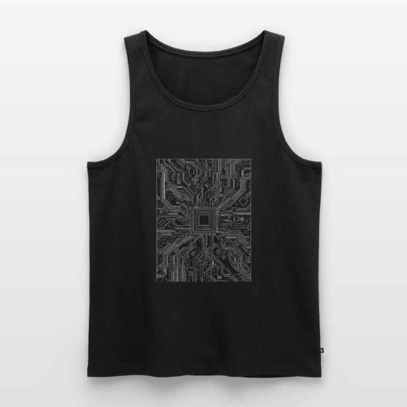 Programmer Computer Scientist Computer Computer Computers Men's Premium Organic Tank Top