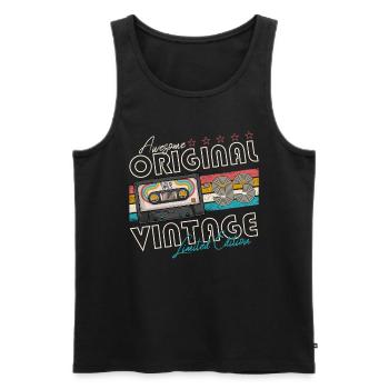 1993 Vintage Vintage Retro Birthday Gift - Men's Premium Organic Tank Top - black - Front - Michal (187cm)