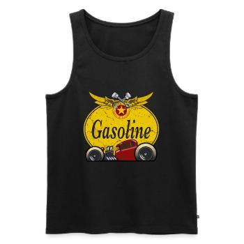 Hod Rod American Car Rockabilly und Muscle Cars - Männer Premium Bio Tank Top - Schwarz - Vorne - Michal (187cm)