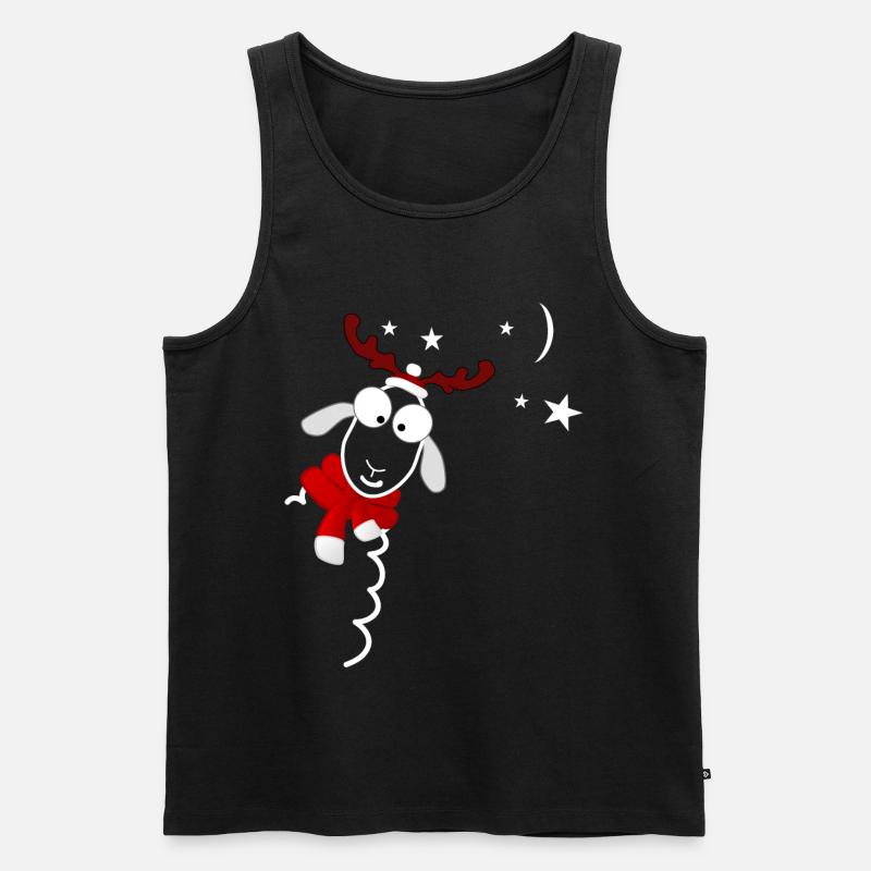 Weihnachten - Männer Premium Bio Tank Top - Schwarz