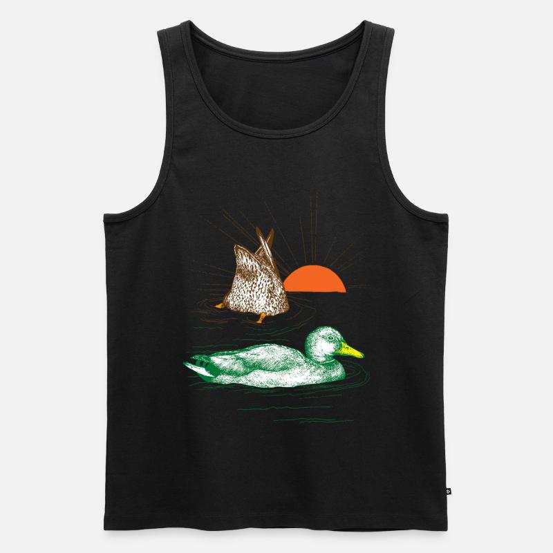 MALLARDS - Canottiera ecologica premium da uomo - nero