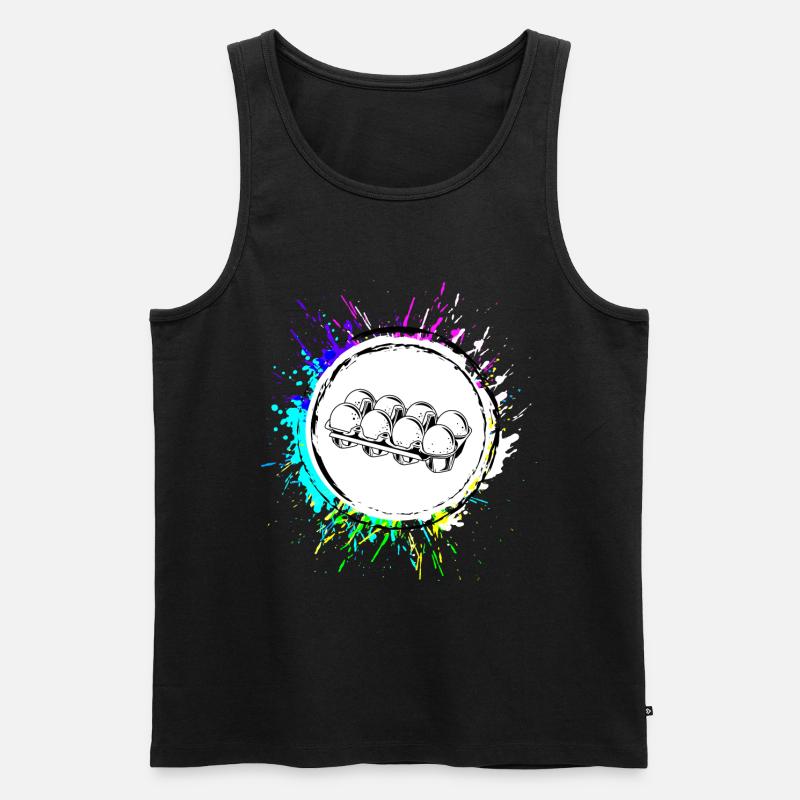 Eier symbol - Männer Premium Bio Tank Top - undefined