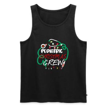 Kinderkrankenschwester Weihnachtscrew Kinderarzt - Männer Premium Bio Tank Top - Schwarz - Vorne - AI Model Male 178 light (178cm)