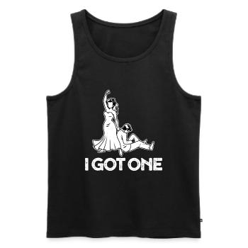 I have one - Funny wedding gift - Men's Premium Organic Tank Top - black - Front - Michal (187cm)