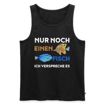 Aquarium Funny Juste un autre cadeau de poisson - Débardeur bio Premium Homme - noir - Devant - Michal (187cm)