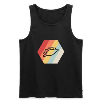 Pierogi Teigtaschen Piroshky Golabki Teig Geschenk - Männer Premium Bio Tank Top - Schwarz - Vorne - Michal (187cm)