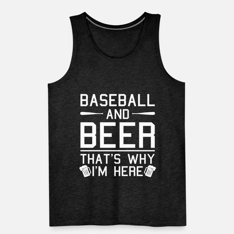 Baseball Pitcher Catcher Baseball Player Gift Men's Premium Organic Tank Top