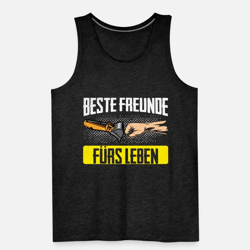 Beste Freunde Baggerfahrer Baggern Bagger Geschenk Männer Premium Bio Tank Top