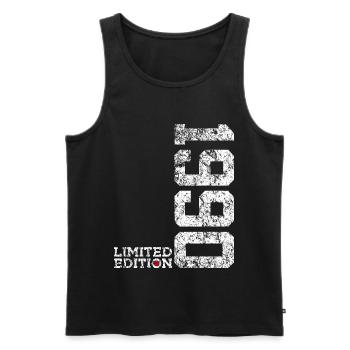 36TH BIRTHDAY 36 YEARS LIMITED EDITION 1990 - Men's Premium Organic Tank Top - black - Front - Michal (187cm)