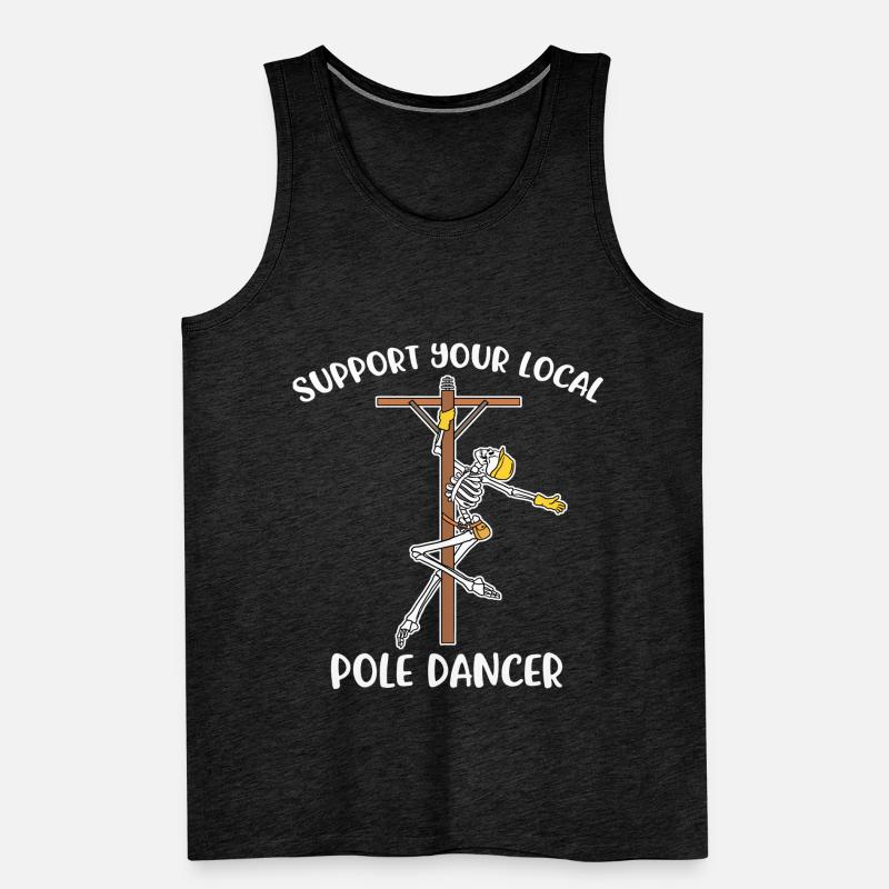 Local Pole Dancer Elective Gift Men's Premium Organic Tank Top